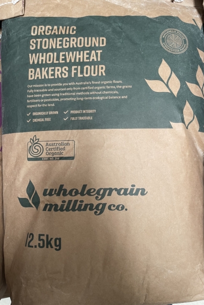 Wholegrain Milling Co Organic Stone Ground Wholewheat Flour