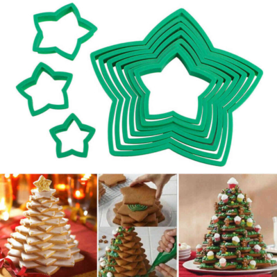 Star Christmas Tree Cookie Cutter