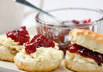 Freshly baked scones made with Basic Ingredients Scone Mix,