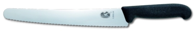 Victorinox Fibrox Pastry Knife Wavy Edge 26cm Black